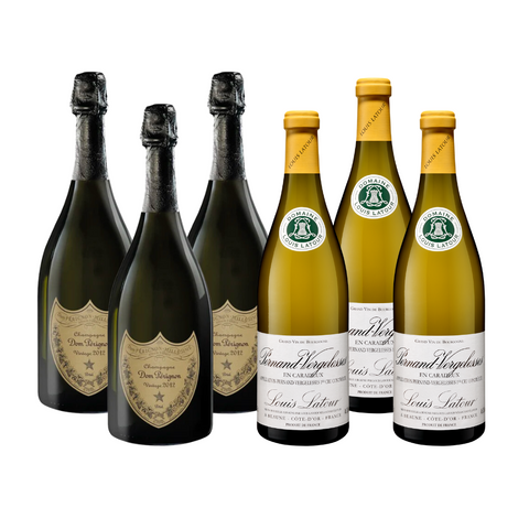 Louis Latour En Caradeux 2022 and Dom Perignon 2013 set of 6