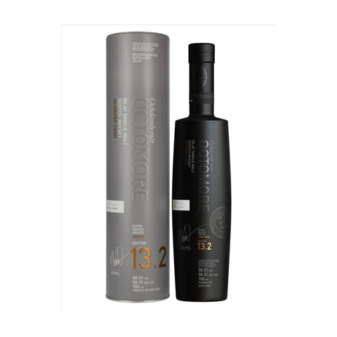 Bruichladdich Octomore 13.2 - 5 Years 137.3 PPM, Islay Scottish Single Malt Whisky, ABV 58.3%, 700ml