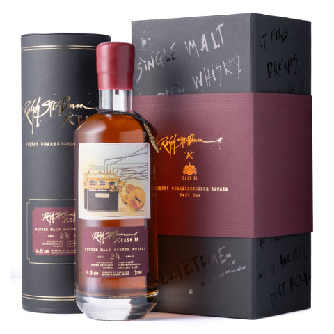 Arran 24 Years 1996 Single Cask #1556 Ralph Steadman x Cask 88 Island Scotch Single Malt Whisky, ABV: 44.7%, 700ml