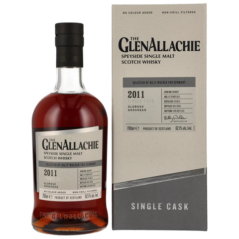 The Glenallachie - 12 Years 2011 Single Cask #804997 Oloroso Hogshead Cask Speyside Scotch Single Malt Whisky, ABV: 62.1%, 700ml