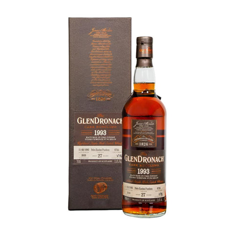 Glendronach 27 Years 1993 Single Cask No 6735 Highland Scotch Single Malt Whisky, ABV:51%, 700ml