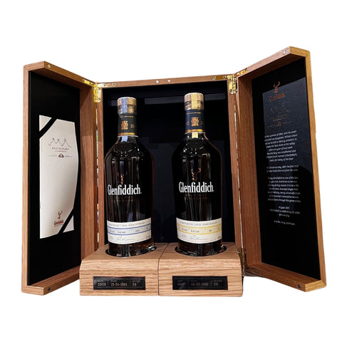 Glenfiddich - 130th Anniversay HK Edition Both 26 Years 1965 Two Bottle Set