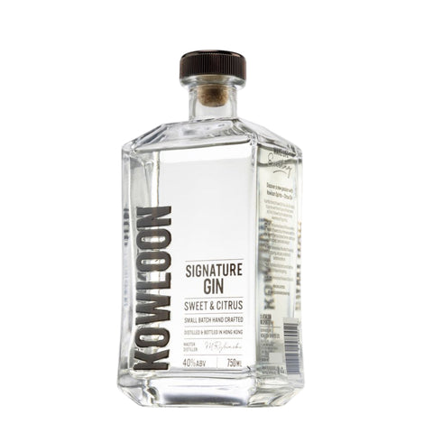 Kowloon Spirits Signature Gin Sweet & Citrus, Hong Kong, China, ABV: 40%, 750ml