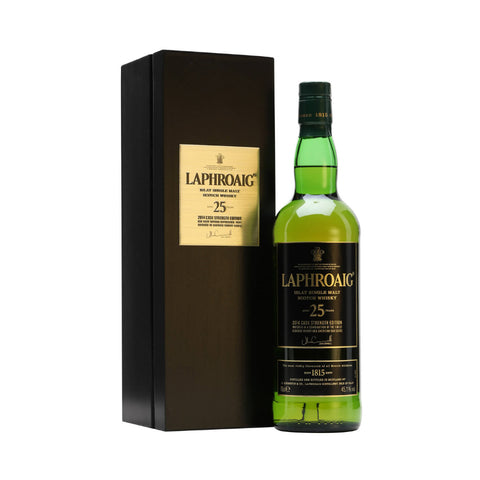 Laphroaig 25 years cask strength 2014 edition Islay Scottish Single Malt Whisky, ABV: 45.1%, 700ml