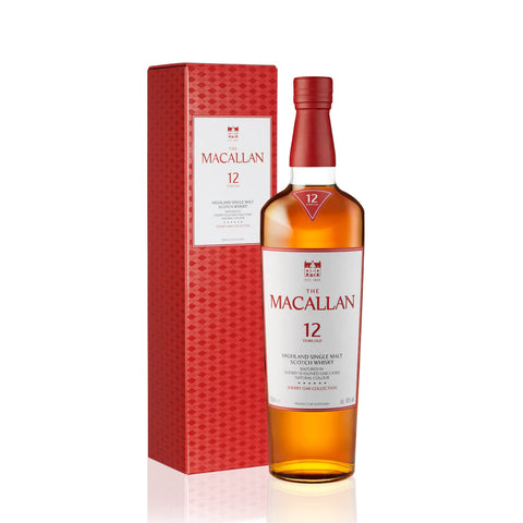 Macallan 12 Years Sherry Oak Cask Highland Scotch Single Malt Whisky, ABV: 40%, 700ml