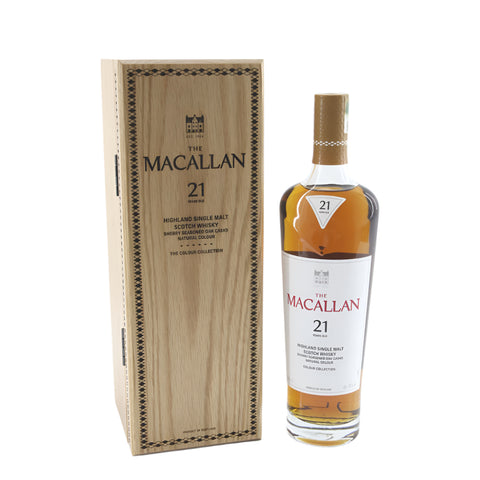 The Macallan 21 Years Colour Collection 2024 Release Highland Scotch Single Malt Whisky, ABV: 43%, 700ml