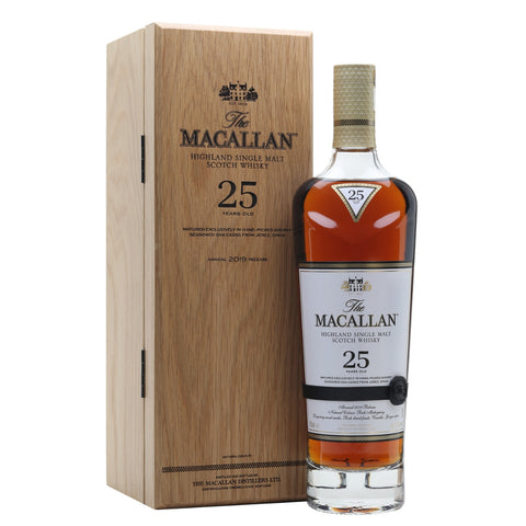 The Macallna 25 Years Sherry Cask Oak 2019 Release Highland Scotch Single Malt Whisky, ABV: 43%, 700ml