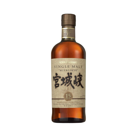 Miyagikyo 15 Years Japanese Single Malt Whisky, Japan, 45% ABV, 700ml