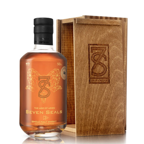 Seven Seals The Age of Aries 3 Years Triple Port Wood Finish Swiss Single Malt Whisky, ABV: 49.7%, 500ml