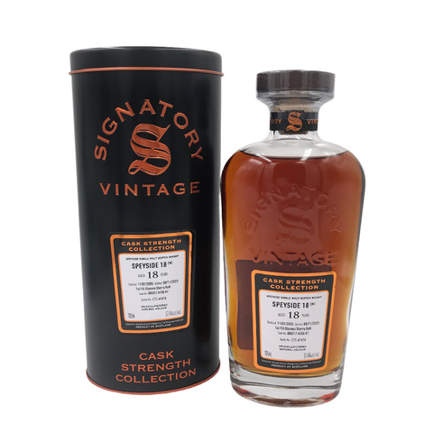 Speyside (M) - 18 Years 2005 Single Cask DRU17 A106 #7 Signatory Vintage Cask Strength Collection