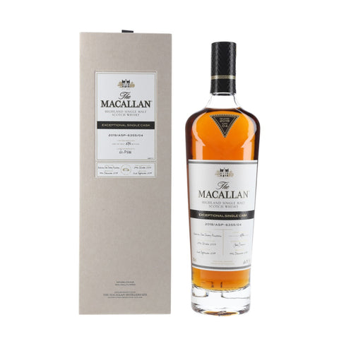 The Macallan 17 Years 2001 Exceptional Single Cask 2019/ASP-6355/04 American Oak Sherry Puncheon Highland Scotch Single Malt Whisky, ABV: 50.8%, 700ml