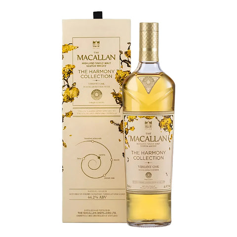 The Macallan Harmony Collection Vibrant Oak Highland Scotch Single Malt Whisky, ABV: 44.2%, 700ml