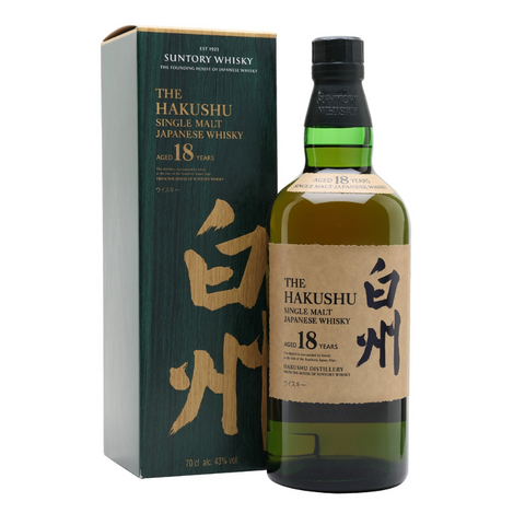 Hakushu 18 Years Single Malt Japanese Whisky