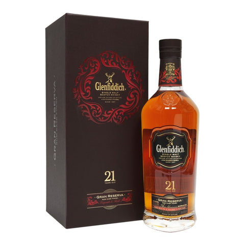 Glenfiddich 21 Years Speyside Scotch Single Malt Whisky, ABV: 43.2%, 700ml, 2013 to 2014 released packing