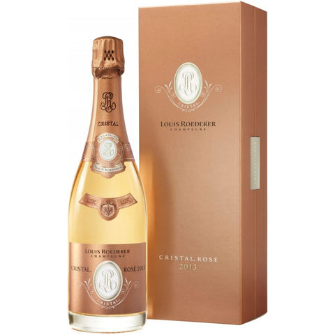 Louis Roederer - Cristal Rose 2013 Champagne With Gift Box