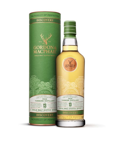 Tormore 13 Years Gordon and Macphail Discovery Label Speyside Scottish Single Malt Whisky, ABV: 43%, 700ml