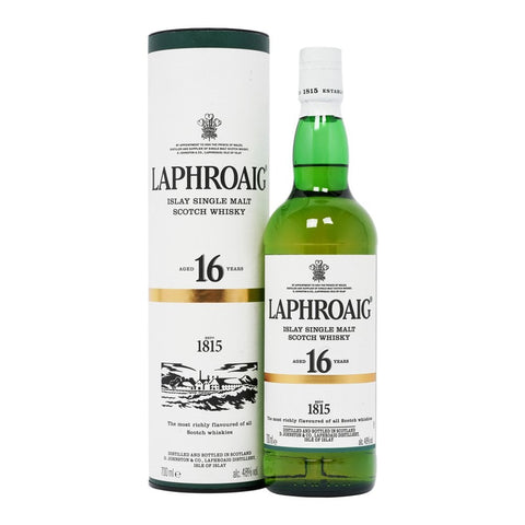 Laphroaig 16 Years Islay Scotch Single Malt Whisky, ABV:48%, 700ml